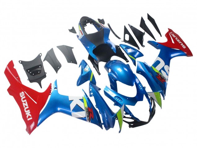 Preisgünstige Suzuki GSXR 600 / GSXR 750 Motorrad Verkleidung 2011-2024 - Blau Rot