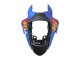 Preisgünstige Suzuki GSXR 600 / GSXR 750 Motorrad Verkleidung 2011-2024 - Hellblau Orange Schwarz Weiss Hai 46