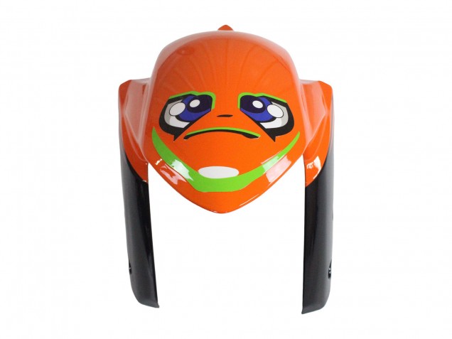 Preisgünstige Suzuki GSXR 600 / GSXR 750 Motorrad Verkleidung 2011-2024 - Hellblau Orange Schwarz Weiss Hai 46