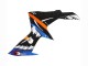 Preisgünstige Suzuki GSXR 600 / GSXR 750 Motorrad Verkleidung 2011-2024 - Hellblau Orange Schwarz Weiss Hai 46