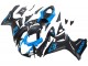 Preisgünstige Suzuki GSXR 600 / GSXR 750 Motorrad Verkleidung 2011-2024 - Blau Matt Schwarz