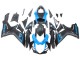 Preisgünstige Suzuki GSXR 600 / GSXR 750 Motorrad Verkleidung 2011-2024 - Blau Matt Schwarz