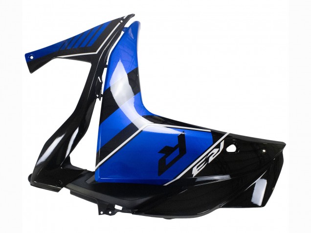Preisgünstige Yamaha YZF R3/R25 Motorrad Verkleidung 2015-2018 - Blau Glanzendes Schwarz