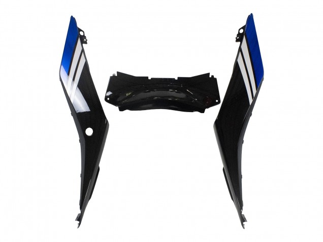 Preisgünstige Yamaha YZF R3/R25 Motorrad Verkleidung 2015-2018 - Blau Glanzendes Schwarz