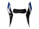 Preisgünstige Yamaha YZF R3/R25 Motorrad Verkleidung 2015-2018 - Blau Glanzendes Schwarz