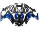 Preisgünstige Yamaha YZF R3/R25 Motorrad Verkleidung 2015-2018 - Blau Glanzendes Schwarz