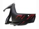 Preisgünstige Yamaha YZF R3/R25 Motorrad Verkleidung 2015-2018 - Glanzendes Schwarz Matt Schwarz Rot