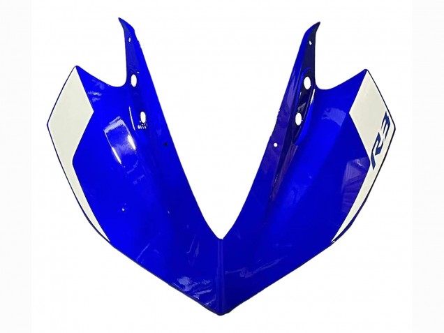 Preisgünstige Yamaha YZF R3/R25 Motorrad Verkleidung 2015-2018 - Weiss Blau Schwarz Rennen