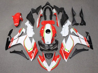 Preisgünstige Yamaha YZF R3/R25 Motorrad Verkleidung 2015-2018 - Weiss Rot Grun Schwarz Motul