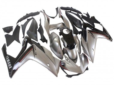 Preisgünstige Yamaha YZF R3/R25 Motorrad Verkleidung 2015-2018 - Silber Schwarz