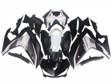 Preisgünstige Yamaha YZF R3/R25 Motorrad Verkleidung 2015-2018 - Weiss Rot Matt Schwarz