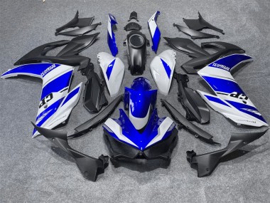 Preisgünstige Yamaha YZF R3/R25 Motorrad Verkleidung 2015-2018 - Weiss Blau