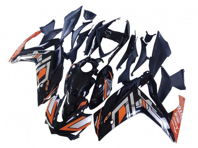 Preisgünstige Yamaha YZF R3/R25 Motorrad Verkleidung 2015-2018 - Blau Orange Silber Yamalube