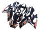 Preisgünstige Yamaha YZF R3/R25 Motorrad Verkleidung 2015-2018 - Blau Orange Silber Yamalube
