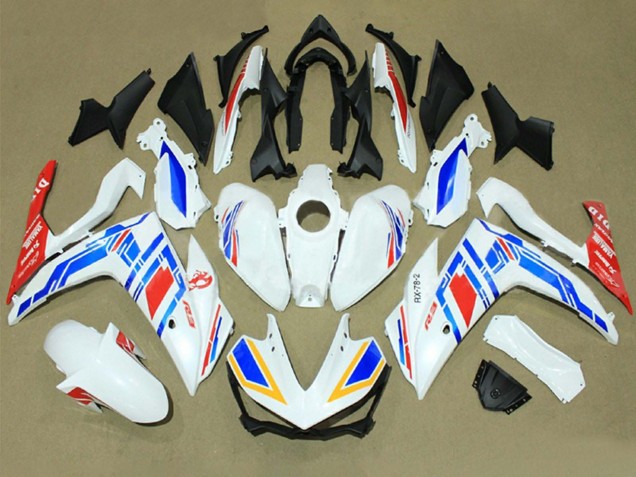 Preisgünstige Yamaha YZF R3/R25 Motorrad Verkleidung 2015-2018 - Weiss Blau Rot Yamalube