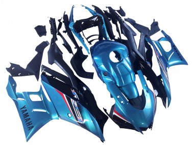 Preisgünstige Yamaha YZF R3/R25 Motorrad Verkleidung 2019-2021 - Blau Schwarz