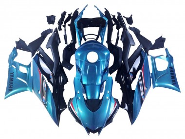 Preisgünstige Yamaha YZF R3/R25 Motorrad Verkleidung 2019-2021 - Blau Schwarz
