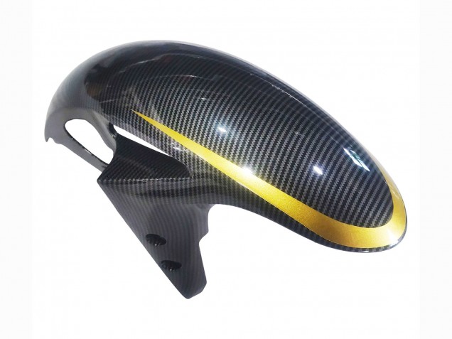 Preisgünstige Yamaha YZF R3/R25 Motorrad Verkleidung 2019-2021 - Gold Schwarz Carbonfaser