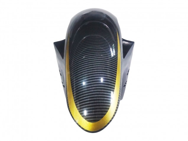 Preisgünstige Yamaha YZF R3/R25 Motorrad Verkleidung 2019-2021 - Gold Schwarz Carbonfaser