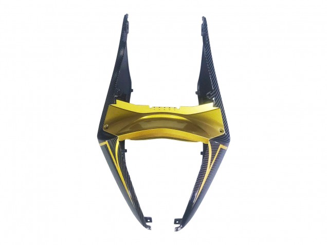 Preisgünstige Yamaha YZF R3/R25 Motorrad Verkleidung 2019-2021 - Gold Schwarz Carbonfaser