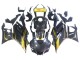 Preisgünstige Yamaha YZF R3/R25 Motorrad Verkleidung 2019-2021 - Gold Schwarz Carbonfaser
