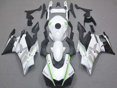 Preisgünstige Yamaha YZF R3/R25 Motorrad Verkleidung 2019-2021 - Weiss Grun Silber Schwarz