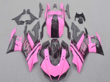 Preisgünstige Yamaha YZF R3/R25 Motorrad Verkleidung 2019-2021 - Rosa Schwarz Monster