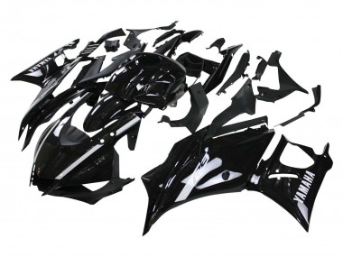Preisgünstige Yamaha YZF R3/R25 Motorrad Verkleidung 2019-2021 - Glanzendes Schwarz Weiss