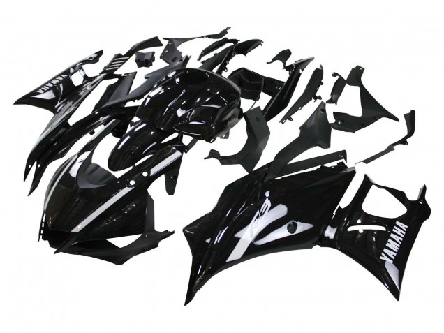 Preisgünstige Yamaha YZF R3/R25 Motorrad Verkleidung 2019-2021 - Glanzendes Schwarz Weiss