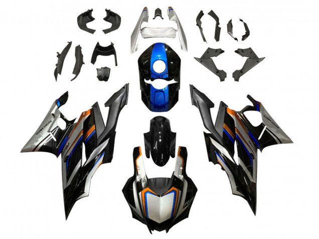 Preisgünstige Yamaha YZF R3/R25 Motorrad Verkleidung 2019-2021 - Silber Orange Blau Schwarz