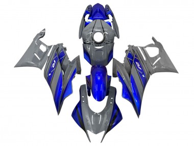 Preisgünstige Yamaha YZF R3/R25 Motorrad Verkleidung 2019-2021 - Grau Blau Schwarz