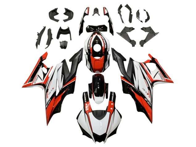 Preisgünstige Yamaha YZF R3/R25 Motorrad Verkleidung 2019-2021 - Weiss Rot Schwarz