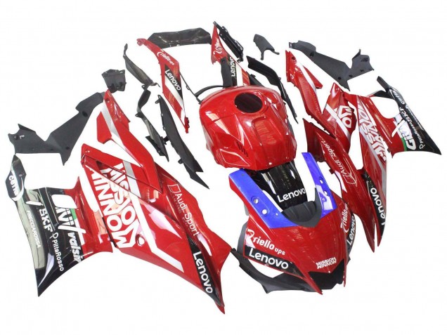 Preisgünstige Yamaha YZF R3/R25 Motorrad Verkleidung 2019-2021 - Rot Lila Schwarz Valsir Lenovo