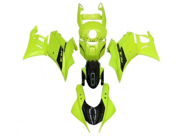 Preisgünstige Yamaha YZF R3/R25 Motorrad Verkleidung 2019-2021 - Neon Grun Schwarz