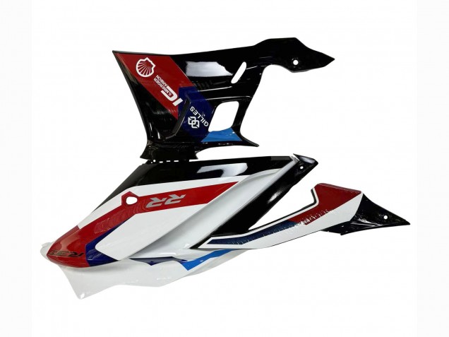 Preisgünstige Yamaha YZF R3/R25 Motorrad Verkleidung 2019-2021 - Weiss Blau Rot Glanzendes Schwarz