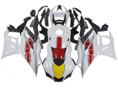 Preisgünstige Yamaha YZF R3/R25 Motorrad Verkleidung 2019-2021 - Weiss Rot Gelb Schwarz