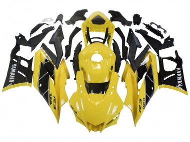 Preisgünstige Yamaha YZF R3/R25 Motorrad Verkleidung 2019-2021 - Gelb Schwarz