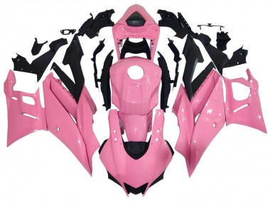 Preisgünstige Yamaha YZF R3/R25 Motorrad Verkleidung 2022-2024 - Rosa Schwarz