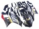 Preisgünstige Yamaha YZF R3/R25 Motorrad Verkleidung 2022-2024 - Schwarzer Carbonfaser Stil Goldrot ABBOT