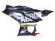 Preisgünstige Yamaha YZF R3/R25 Motorrad Verkleidung 2022-2024 - Schwarzer Carbonfaser Stil Goldrot ABBOT