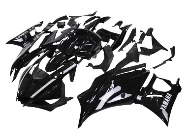 Preisgünstige Yamaha YZF R3/R25 Motorrad Verkleidung 2022-2024 - Glanzendes Schwarz