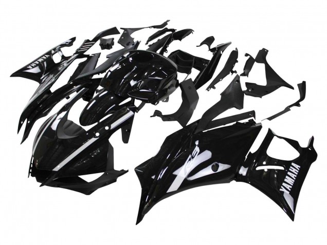 Preisgünstige Yamaha YZF R3/R25 Motorrad Verkleidung 2022-2024 - Glanzendes Schwarz
