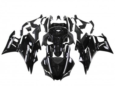 Preisgünstige Yamaha YZF R3/R25 Motorrad Verkleidung 2022-2024 - Glanzendes Schwarz