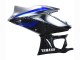 Preisgünstige Yamaha YZF R3/R25 Motorrad Verkleidung 2022-2024 - Marble Schwarz Silber Blau Geschmiedet Carbonfaser Stil