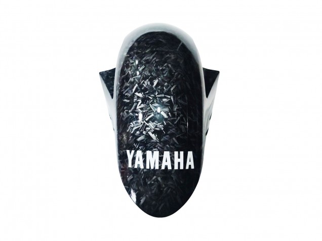 Preisgünstige Yamaha YZF R3/R25 Motorrad Verkleidung 2022-2024 - Marble Schwarz Silber Blau Geschmiedet Carbonfaser Stil