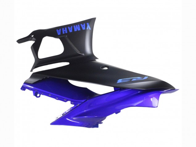 Preisgünstige Yamaha YZF R3/R25 Motorrad Verkleidung 2022-2024 - Blau Matt Schwarz