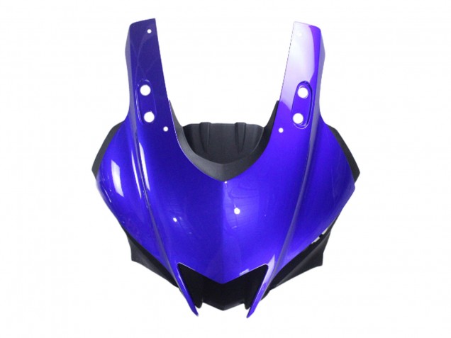 Preisgünstige Yamaha YZF R3/R25 Motorrad Verkleidung 2022-2024 - Blau Matt Schwarz