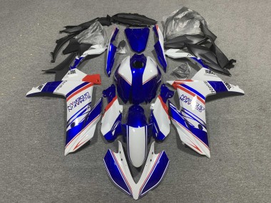 Preisgünstige Yamaha YZF R3/R25 Motorrad Verkleidung 2022-2024 - Blau Weiss Rot Semakin Didepan
