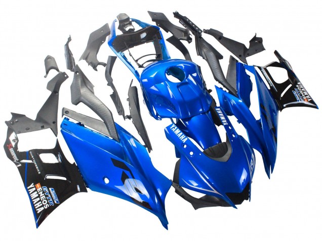Preisgünstige Yamaha YZF R3/R25 Motorrad Verkleidung 2022-2024 - Blau Schwarz ENEOS