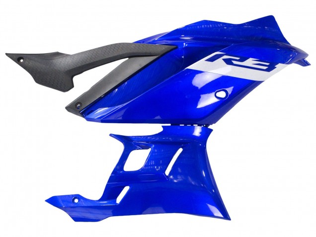 Preisgünstige Yamaha YZF R3/R25 Motorrad Verkleidung 2022-2024 - Blau Weiss Matt Schwarz